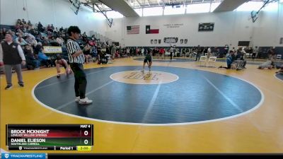 150 lbs Cons. Semi - Brock Mcknight, Lovejoy Willow Springs vs Daniel ...