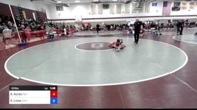 120 lbs Round Of 16 - Atticus Ayres, Princeton Wrestling Club vs Sam Lowe, Hopewell Valley