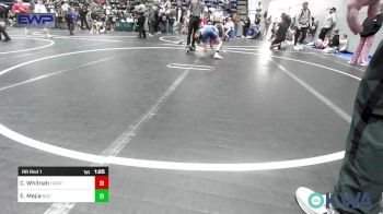 100 lbs Rr Rnd 1 - Cam Whitnah, Harrah Little League Wrestling vs Eli Mejia, Norman Grappling Club