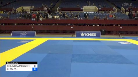 PIETRA OLIVEIRA MENEZES vs RAIN PFAFF 2024 Pan IBJJF Jiu-Jitsu No-Gi Championship