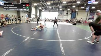 100 lbs Rr Rnd 2 - Cooper Yanak, Micky's Minions White vs Maddox Birchler, Team Gotcha Blue