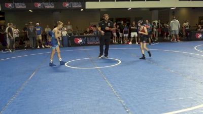 80 lbs Champ. Rd Of 16 - Zachary Silverstein, New Jersey vs Andrew Taussig, Greater Heights Wrestling Club