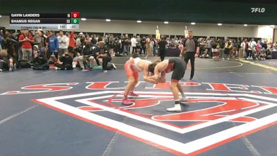 132 lbs Consi Of 8 #2 - Shamus Regan, SC vs Gavin Landers, IA
