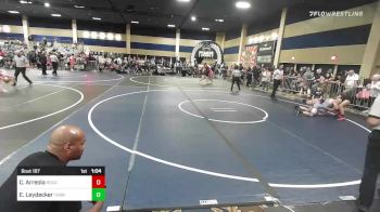 116 lbs Quarterfinal - Christopher Arreola, Rough House vs Everest Leydecker, Thorobred WC