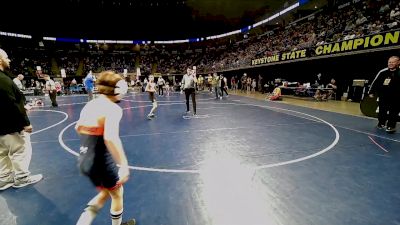 85 lbs Round Of 32 - Brandon Bartlett, Wilkes Barre vs Declan Jericho, Belle Vernon