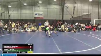 85 lbs Round 3 (6 Team) - Braxton Barent, Montana Maroon vs Madux Risse, South Dakota Thunder