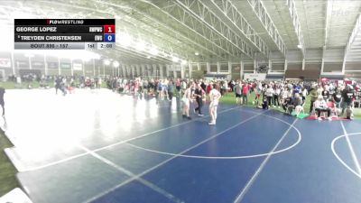 157 lbs Cons. Round 3 - George Lopez, Riverton Wolf Pack Wrestling Club vs Treyden Christensen, Empire Wrestling Club