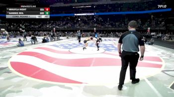 Cons. Round 1 - Mikayla Hight, Dell Rapids vs Sammie Reil, Harrisburg