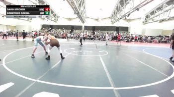 140-I lbs Round Of 16 - David Strober, North Hunterdon, NJ vs Dometrius Dorell, Unattached