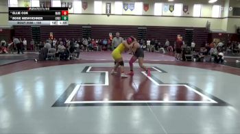 190 lbs Quarterfinal - Ellie Cox, Marion vs Rose Niewoehner, Crestwood