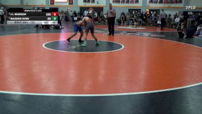 125 lbs Round 3 - Mazden Even, Jesup Mat Club vs J.j. Munson, Solon Spartan Wrestling Club