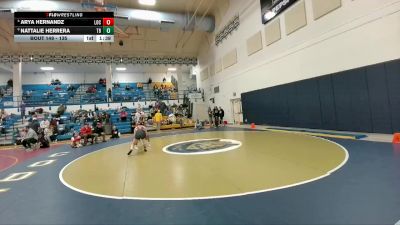 135 lbs Cons. Semi - Arya Hernandz, Lockwood vs Nattalie Herrera, Thunder Basin