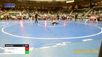 70 lbs Consolation - Kal Thompson, King Select vs Beau Fisher, Salina Wrestling Club