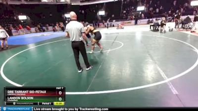 215 lbs Cons. Round 4 - Dre Tarrant Sio-Fetaui, Lincoln (Tacoma) vs Landon Bolson, Chiawana