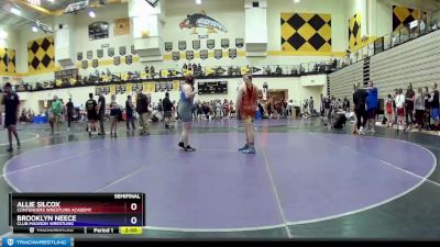 185 lbs Semifinal - Allie Silcox, Contenders Wrestling Academy vs Brooklyn Neece, Club Madison Wrestling