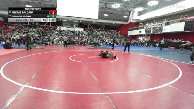 115 lbs Quarterfinal - Jerome Saldana, Sonoma Valley vs Connor Jeong, Castro Valley