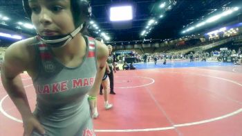 120 lbs Cons. Round 2 - Nova Estrada, North Bay Haven vs Cayden Flores, Lake Mary