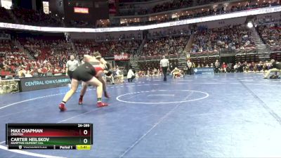 2A-285 lbs Cons. Semi - Carter Heilskov, Hampton-Dumont-CAL vs Max Chapman, Creston