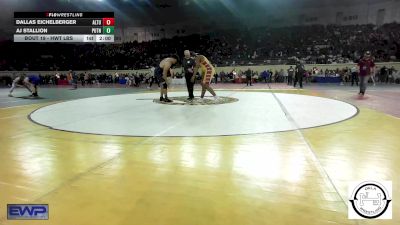 Round Of 128 - Aj Stallion, Putnam City North vs Dallas Eichelberger, Altus JH