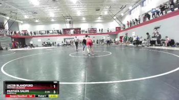 165 lbs Champ. Round 2 - Jacob Blandford, Western Colorado vs Mustafa Salimi, Maryville
