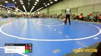 52 lbs Rr Rnd 1 - Hagan Wolfenberger, Oklahoma Elite 9U vs Ronix Wright, Powerhouse Elite 9u