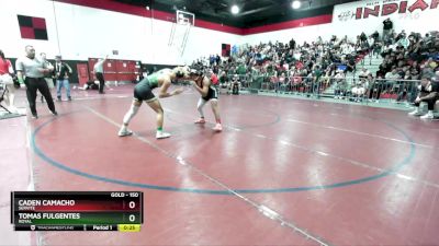 150 lbs Cons. Round 1 - Caden Camacho, Servite vs Tomas Fulgentes, Royal