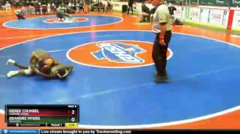 6 lbs Cons. Round 1 - Derek Counsel, Lakeside-Evans vs DeAndre Myers, Valdosta