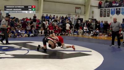 144 lbs 1st Place Match - Brendon Katimbang, Chaminade vs Zakary Massaro, St. Francis