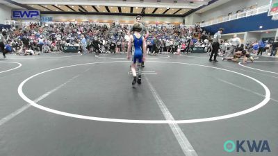 52-55 lbs Rr Rnd 1 - Emilie Lawler, Midwest City Bombers Youth Wrestling Club vs Beckem Brooks, Winfield Youth Wrestling Club