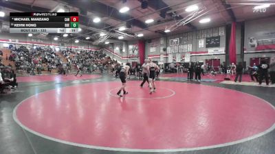 120 lbs Cons. Round 4 - Michael Manzano, La Canada vs Kevin Hong, Buena