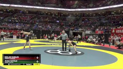 D3-120 lbs Cons. Round 1 - Nolan Earles, Preble Shawnee vs Evan Natale, Sandy Valley