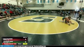 190 lbs Round 1 (10 Team) - Cale Dauwen, Pinedale vs Jackson Wind, Fossil Ridge