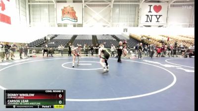 152 lbs Cons. Round 5 - Donny Winslow, Club Not Listed vs Carson Lear, Alexander Tri-Town Wrestling