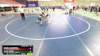 120 lbs Cons. Round 5 - Kiyan Simon, Alabama Takedown Academy vs Daniel Guerrero, Cyclones Wrestling & Fitness