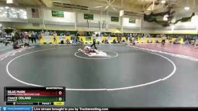 95 lbs Quarterfinal - Chace Odland, Redfield vs Silas Mark, Bowman Dawg Wrestling Club