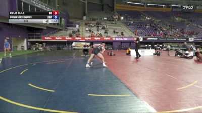 138 lbs Placement Matches (16 Team) - Kylie Rule, Wartburg vs Paige Gershmel, Simpson