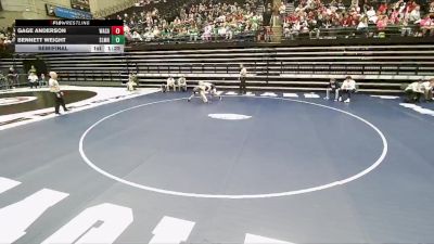 5A 120 lbs Semifinal - Bennett Weight, Salem Hills vs Gage Anderson, Wasatch