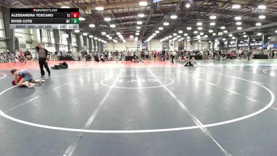 107 lbs Round Of 64 - Alessandra Toscano, TX vs River Cote, MT