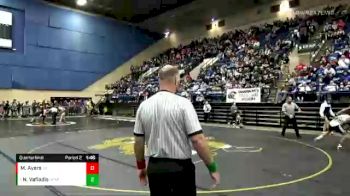 3 lbs Quarterfinal - Nicholas Vafiadis, New Kent vs Macon Ayers, Staunton River