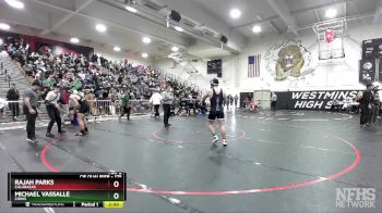 175 lbs Champ. Round 1 - Rajah Parks, Calabasas vs Michael Vassalle, Chino