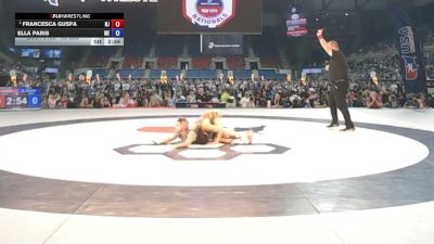 95 lbs Quarters - Francesca Gusfa, New Jersey vs Ella Paris, Maine