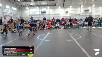 56 lbs Round 3 (8 Team) - Jackson Wells, Ohio Gold vs Layton Marsh, Contenders Blue
