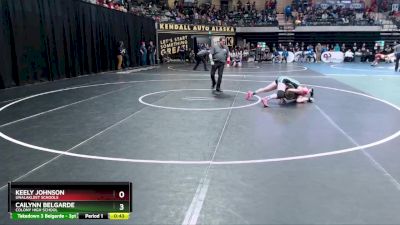 138G Cons. Round 1 - Cailynn Belgarde, Colony High School vs Keely Johnson, Unalakleet Schools