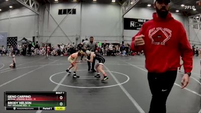 88 lbs Round 1 (4 Team) - Geno Carpino, Revival Uprising Black vs Brody Nelson, Mat Assassins Red