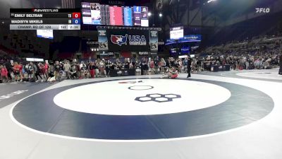 105 lbs Champ. Rd Of 128 - Emily Beltran, TX vs Madisyn Mikels, IN