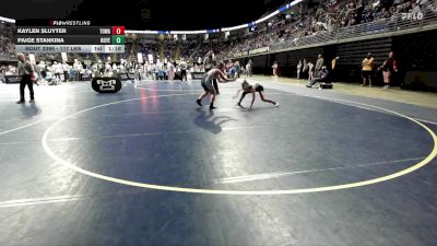 117 lbs Round Of 16 - Kaylen Sluyter, Towanda vs Paige Stankina, Boyertown