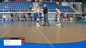 132 lbs Cons 16 #1 - Thomas Nichols, Connecticut vs Keegan Luton, Oklahoma