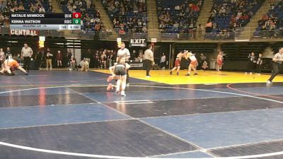 106 lbs Round Of 16 - Natalie Minnock, Quaker Valley vs Kenna Watson, Knoch