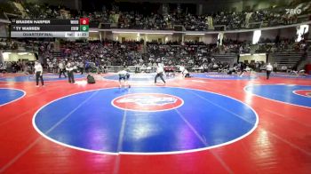 132-5A Quarterfinal - Ty Warren, Creekview vs Braden Harper, Woodstock