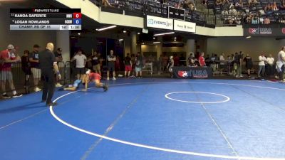 96 lbs Champ. Rd Of 16 - Kanoa Saferite, NOVA Wrestling Club vs Logan Rowlands, Ohio Crazy Goats Wrestling